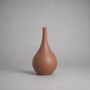 Ver imagem 1 de Garrafa Jasmim Médio Vaso Decorativo de Cerâmica para Sala e Mesa Mocha Mousse