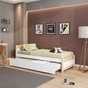 Ver imagem 1 de Bicama Solteiro Teen Casatema MadeiraOriginals Branco/Marrom