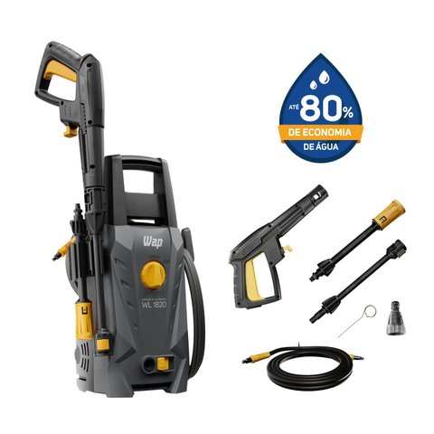 Lavadora de Alta Pressão Wl 1820 Econômica 1400W Bico Regulável e Engate Rápido 220V Wap