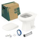 Ver imagem 1 de Kit de Bacia Convencional e Itens de Instalação City Celite