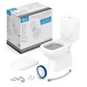 Ver imagem 1 de Kit de Bacia com Caixa Acoplada com Assento Pp e Itens de Instalação Debba Confort Roca