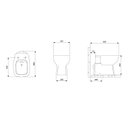 Ver imagem 3 de Kit de Bacia Convencional, Assento Pp e Itens de Instalação Debba Confort Roca