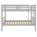 Ver imagem 6 de Cama Beliche Solteiro Madeira MDF com Grade - Branco