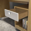 Ver mais imagens de Conjunto Mesa para Computador Giga e Armário Multiuso 2 Portas Natal Cinamomo Off White Marrom