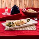 Ver imagem 4 de Prato Square Retangular 13,5x27 Azul em Polipropileno Linha Tendência Vem