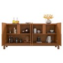 Ver imagem 7 de Buffet Aparador 4 Portas 170cm 050518 Cedro Dcasa