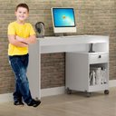 Ver imagem 6 de Conjunto Mesa para Computador Giga e Armário Multiuso 2 Portas Natal Branco