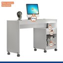 Ver imagem 5 de Conjunto Mesa para Computador Giga e Armário Multiuso 2 Portas Natal Branco