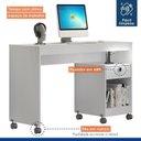 Ver imagem 2 de Conjunto Mesa para Computador Giga e Armário Multiuso 2 Portas Natal Branco