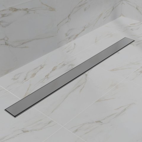 Ralo Linear com Tampa Cega 70 cm Astra Branco
