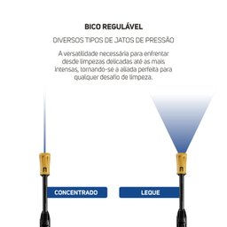 Lavadora de Alta Pressão Wap Wl 2660 Turbo Jato Leque e Concentrado 1800w 220v - 10