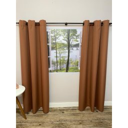 Cortina Oxford Terracota 300x270 Sala/quarto Fabritex - 1