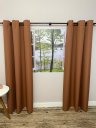Ver imagem 1 de Cortina Oxford Terracota 300x270 Sala/quarto Fabritex