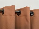 Ver imagem 2 de Cortina Oxford Terracota 300x270 Sala/quarto Fabritex