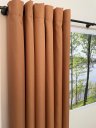 Ver imagem 3 de Cortina Oxford Terracota 300x270 Sala/quarto Fabritex
