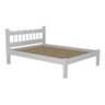 Cama Casal Madeira Maciça para Colchão 128/138X188cm Capri Multimóveis VCR4140 Branco - 3