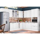 Ver imagem 4 de Módulo Cozinha Henn Americana Balcão c/ 1 Porta s/ Tampo Branco