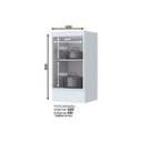 Ver imagem 3 de Módulo Cozinha Henn Americana Balcão c/ 1 Porta s/ Tampo Branco