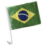 Bandeira do Brasil para Carro Tecido 20cm X 30cm 10 Unidades - 1