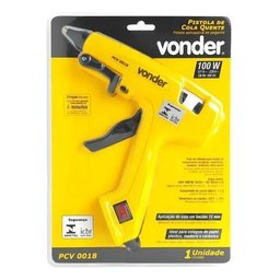Pistola de Cola Quente 100w Pcv 0018 Vonder com Nota Fiscal Voltagem:110v/220v;cor:amarelo - 4