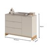 Quarto de Bebê Completo com Berço, Cômoda e Guarda-roupa Cubo - 10
