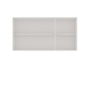 Ver imagem 5 de Armário Aéreo 3 Portas 120cm Americano 100% MDF Provençal Branco/Fosco