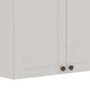 Ver imagem 6 de Armário Aéreo 3 Portas 120cm Americano 100% MDF Provençal Branco/Fosco