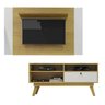 Rack com Painel para TV até 50 Polegadas 100% MDF Extensível América - 1