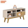 Rack com Painel para TV até 50 Polegadas 100% MDF Extensível América - 11