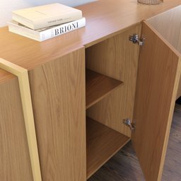 Buffet 4 Portas 160cm Copacabana  Tubo - 7