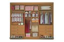 Ver imagem 3 de Guarda Roupa Casal 6 Portas 7 Gavetas - Athos Ripado-cinamomo/off White - Móveis D'doro