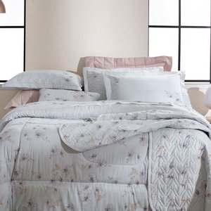 Colcha King 300 Fios Sofia - Kacyumara Estampada Clara