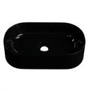 Ver imagem 4 de Cuba Pia de Apoio para Banheiro Oval 43cm Hera C08 Preto - Mpozenato