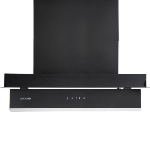 Coifa de Embutir Suggar Titanium 90cm Preto Painel Móvel Touch 890M3-H 110V