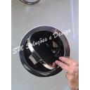Ver imagem 3 de Tampa Giratoria E Aro Para Furo De 20cm Na Bancada LOJASARAH INOX
