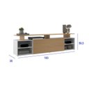 Ver imagem 3 de Rack Roma Tv 75 Polegadas Moderno