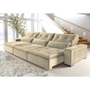 Ver imagem 1 de Sofá Retrátil e Reclinável 3 Lugares Búzios Espresso Móveis