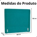 Ver imagem 7 de Cabeceira de Cama Box Estofada 160 Cm Quenn Stela Suede
