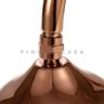 Ducha Chuveiro Redondo Retro Inox 20cm Coari Pingoo.casa - Dourado Rose - 3