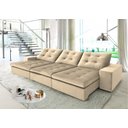 Ver imagem 1 de Sofá Retrátil e Reclinável 3 Lugares Mahal Espresso Móveis