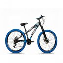 Ver imagem 1 de Bicicleta Vikingx Mountain Bike Aro 26 Quadro Alumínio 21V Câmbio Importado Pneu Vmaxx Viking-X