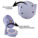 Ver imagem 2 de Ventilador Mesa Dobravel Portatil 3 Niveis Luz Led Iluminaçao Usb Portatil Verao Calor Sol Escrivani