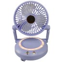 Ver imagem 1 de Ventilador Mesa Dobravel Portatil 3 Niveis Luz Led Iluminaçao Usb Portatil Verao Calor Sol Escrivani