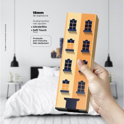 Casas e prédios - Quadro ou placa decorativa com 8 peças É DeCoração Quadros e placas decorativas 6m - 3