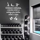 Ver imagem 4 de Adesivo de Parede Frase Pilates Cresce a Coluna Inspira Expira Kanto Store Adesivo de Parede Logo Ac