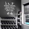 Adesivo de Parede Frase Pilates Cresce a Coluna Inspira Expira Kanto Store Adesivo de Parede Logo Ac - 4