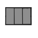 Ver imagem 1 de Vitrô 3 Folhas Móveis de Correr Aluminio Preto 1,20x2,00 Linha 18 Modular