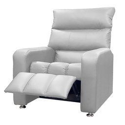 Poltrona do Papai Reclinável Turquia - Sintético Branco Shop das Cabeceiras - 8