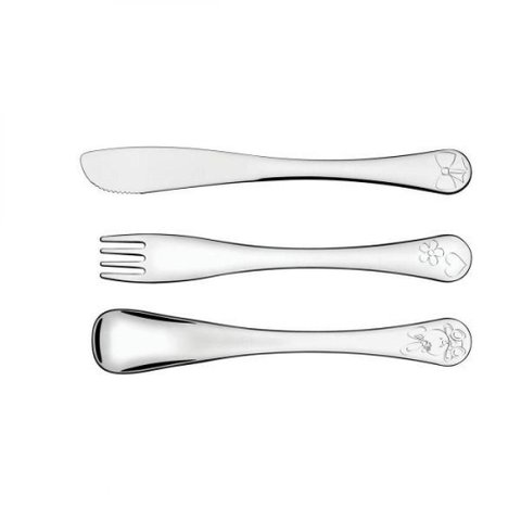 Jogo de Talheres Infantil Tramontina Le Petit em Aço Inox