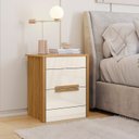 Ver imagem 1 de Mesa de Cabeceira 02 Gavetas Dhara